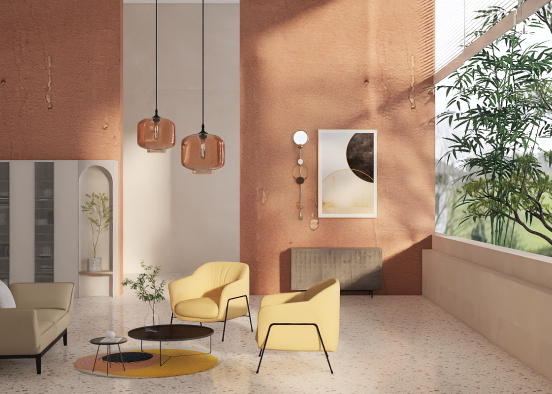 Art lounge zone🍬 Design Rendering