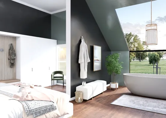 # Country Attic Renderização de Design
