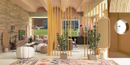 Bespoke living/dining area