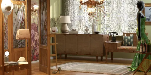 Art Nouveau entrance 