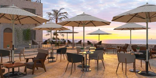 ur comfy outdoor cafe