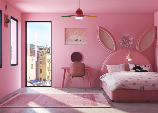 Pink room 🌸 Design Rendering