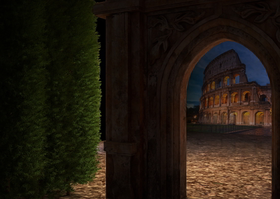 Remnants of a Castle Design Rendering