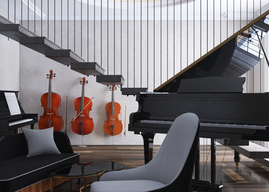 Music room 🎵  Design Rendering