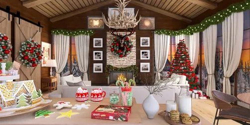 Christmas Winter Cabin