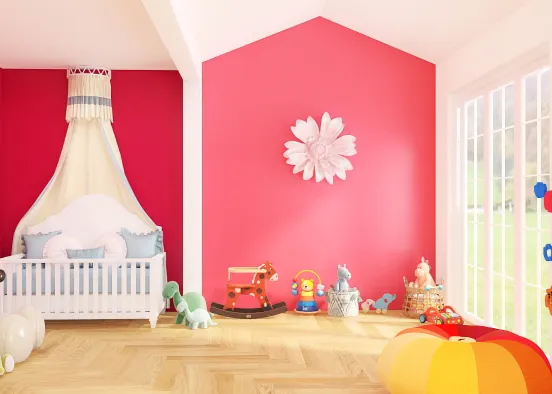 kids room Design Rendering