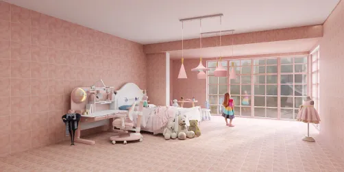 el cuarto de una niña de 5 años