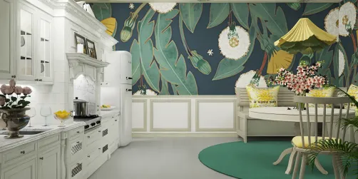 Lemony-Lime Kitchen 