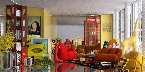 Professional interior design created with Homestyler 3D design software