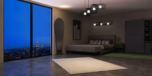 modern style bedroom 