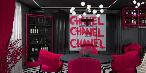 "Chic Noir Lounge"
