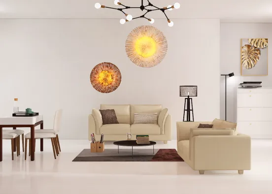 Modern Apartment,Living room  Design Rendering
