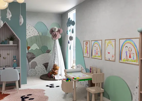 # Un lugar especial 😊💕 Renderização de Design