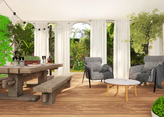 Begin the summer with a dinner
 Design Rendering