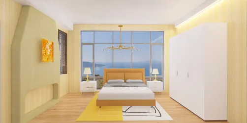 yellow bedroom 💛💛💛