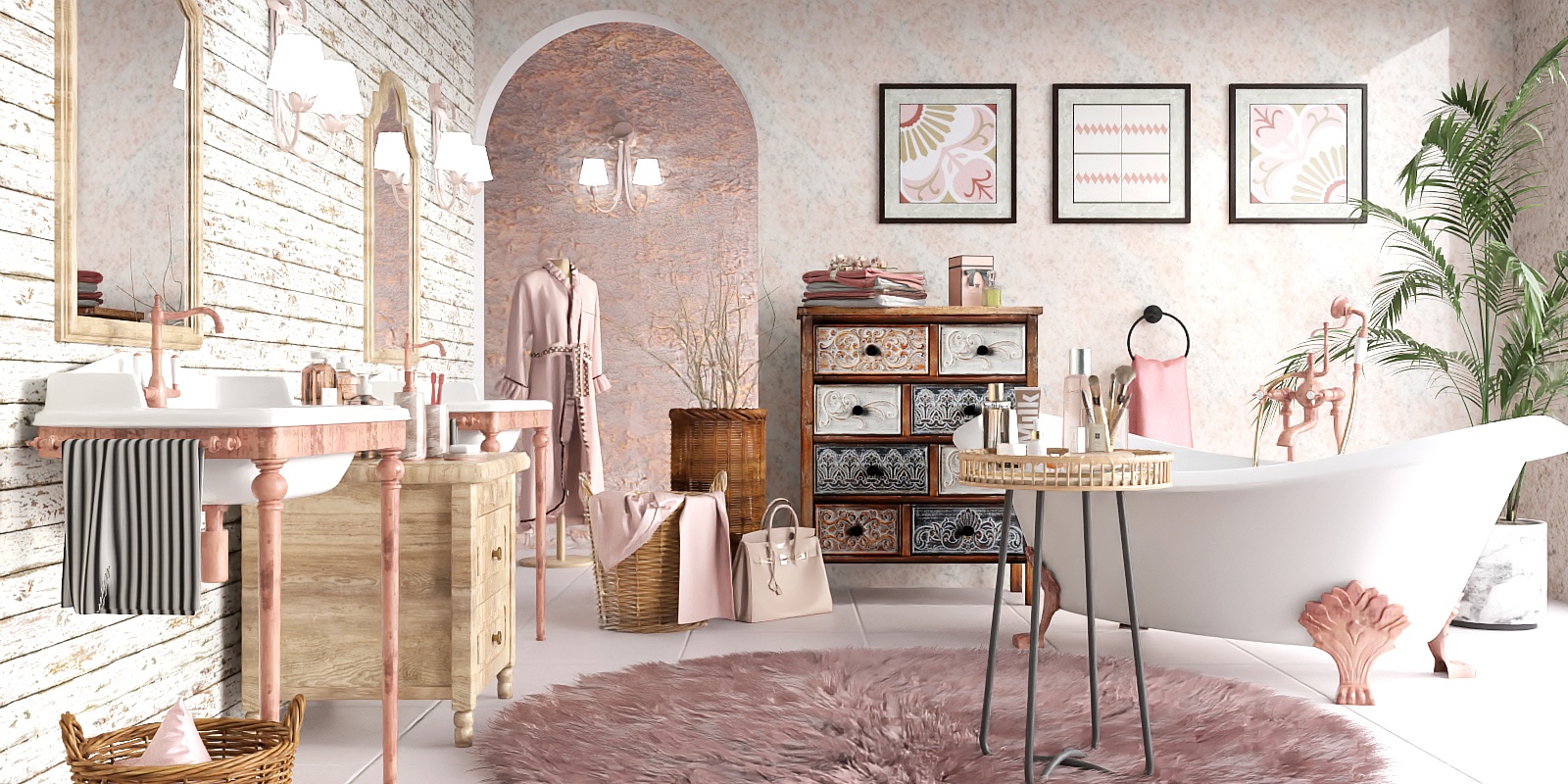 Morandi Lady’s Bathroom