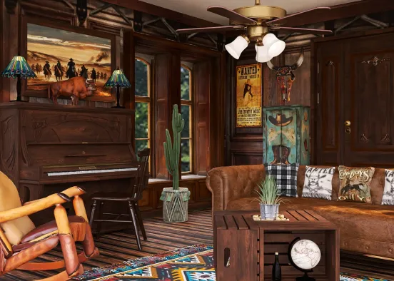 # Ranch living  Renderização de Design