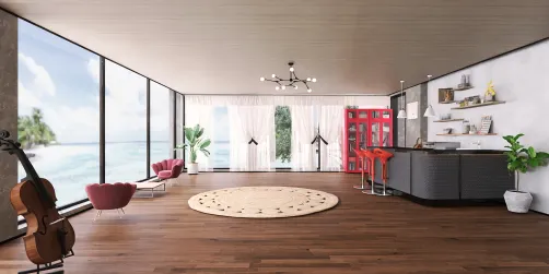 Beach side kitchen