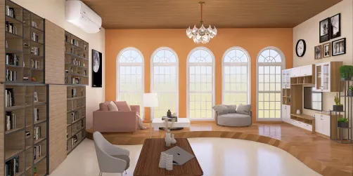 Living Room with small Library 💕