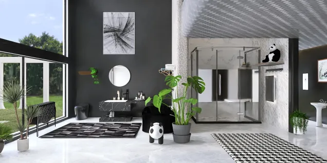 Panda Bear Bathroom Suite