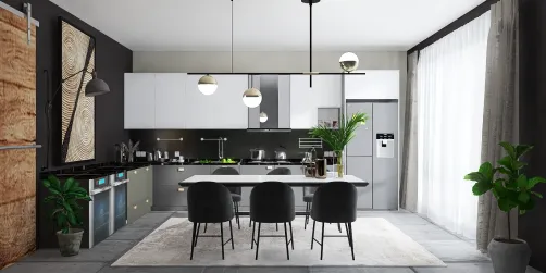 Grey kitchen