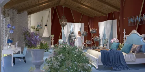 bedroom of the bride👰 