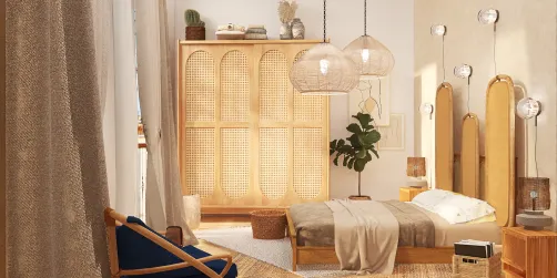 RATTAN BEDROOM 🧺