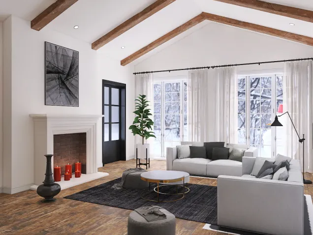 A Modern Living Room