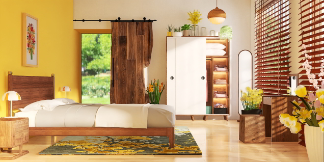Spring Bedroom.
