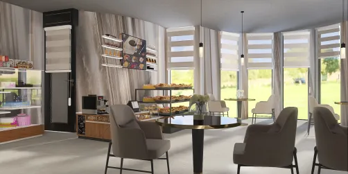 Coffee and cake shop by Ivana