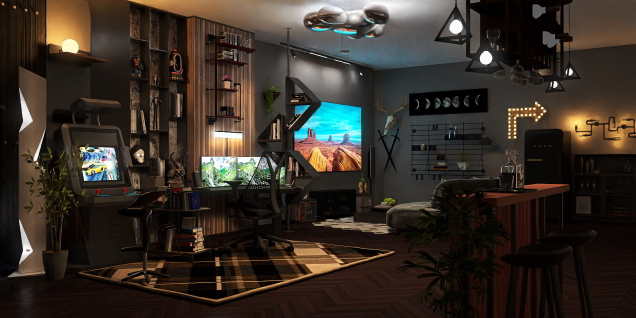 Home gaming bar