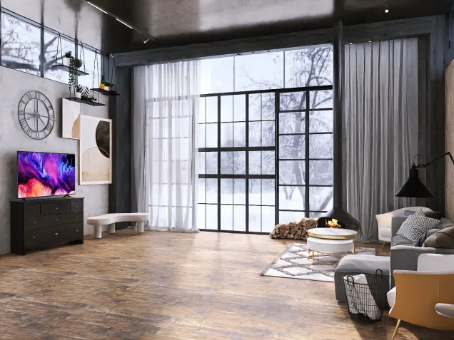 Winter Modern Living Room