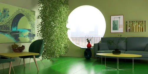 Habitación verde 💚