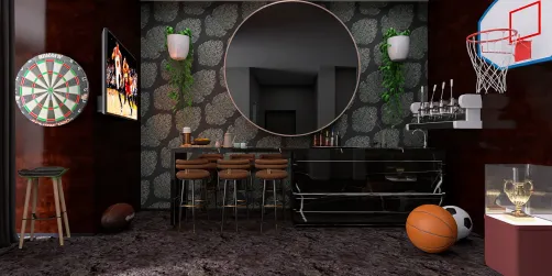 Basement bar 