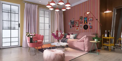 Barbie inspired millennial living
