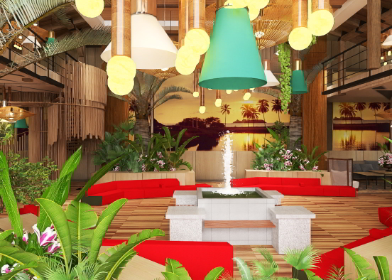 Tropical Resort Inspired by Disney’s Polynesian  Design Rendering