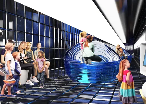 # Habitacion de exploración espacial  Визуализация дизайна