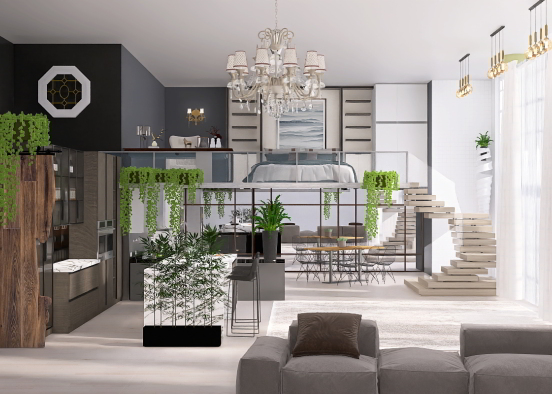 Living room 😍 Design Rendering