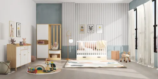Baby girl bedroom 🐰🤍