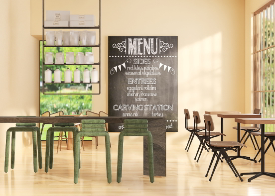 Cafe Cafe！ Design Rendering