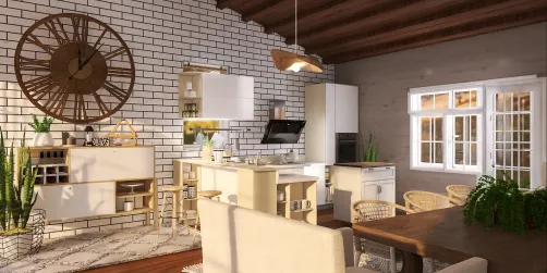 Farmhouse Style Kitchen🪵✨