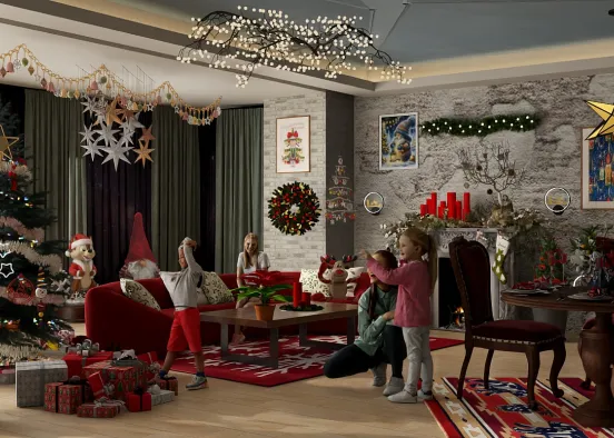 # christmas Renderização de Design