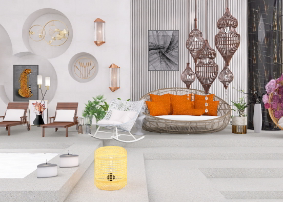 HEALING living room 💡 Design Rendering