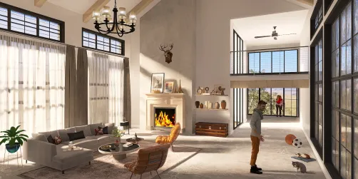 modern farm house
