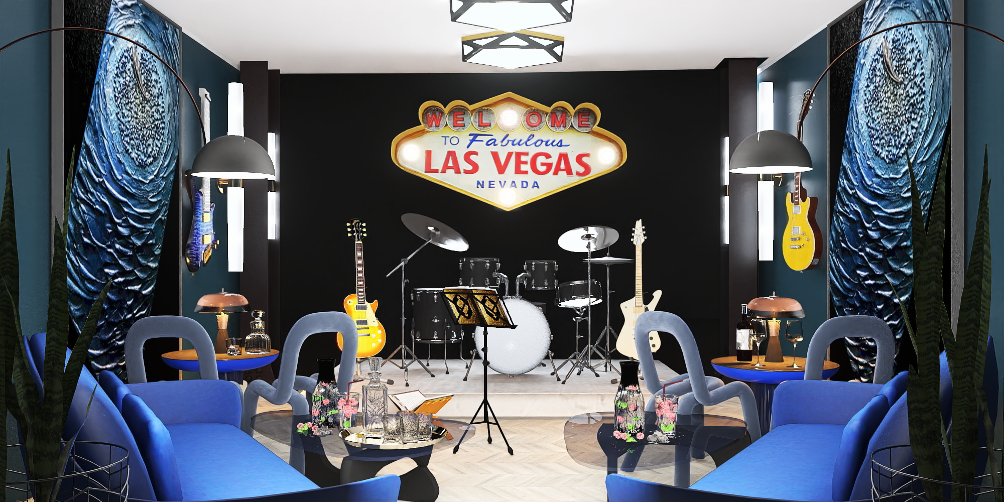 Let’s enjoy the evening with a live band 🥂