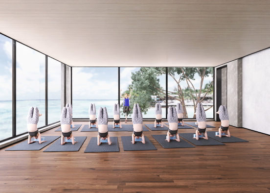 Yoga studio  Design Rendering