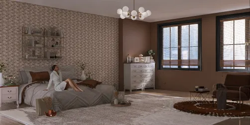 Rustic Farmhouse bedroom. 