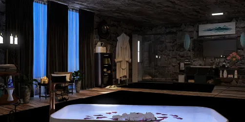 Stone bath ....
