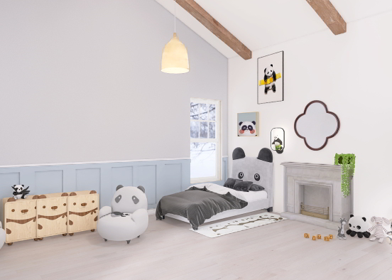 Kids room 🫶🏻🐼 Design Rendering