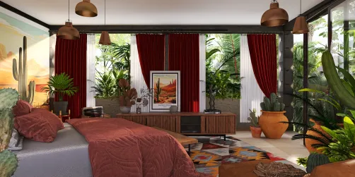 "Desert Oasis Retreat Bedroom "